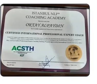 Istanbul NLP Coaching Academy sertifikası